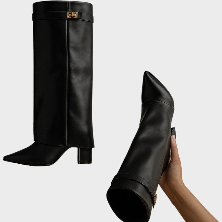 LUNA – Botas de Caña Alta de Cuero