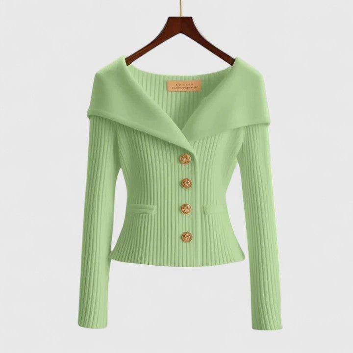 CLARISA – Elegante chaqueta de punto