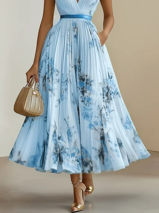 ISABEL – Vestido estampado elegante