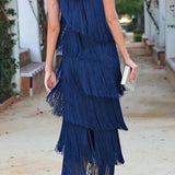 VALERIA – Vestido con flecos