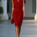 ALESSIA – Vestido midi de diseño