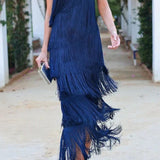 VALERIA – Vestido con flecos