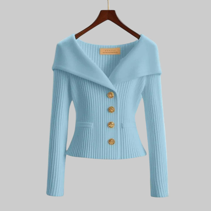 CLARISA – Elegante chaqueta de punto