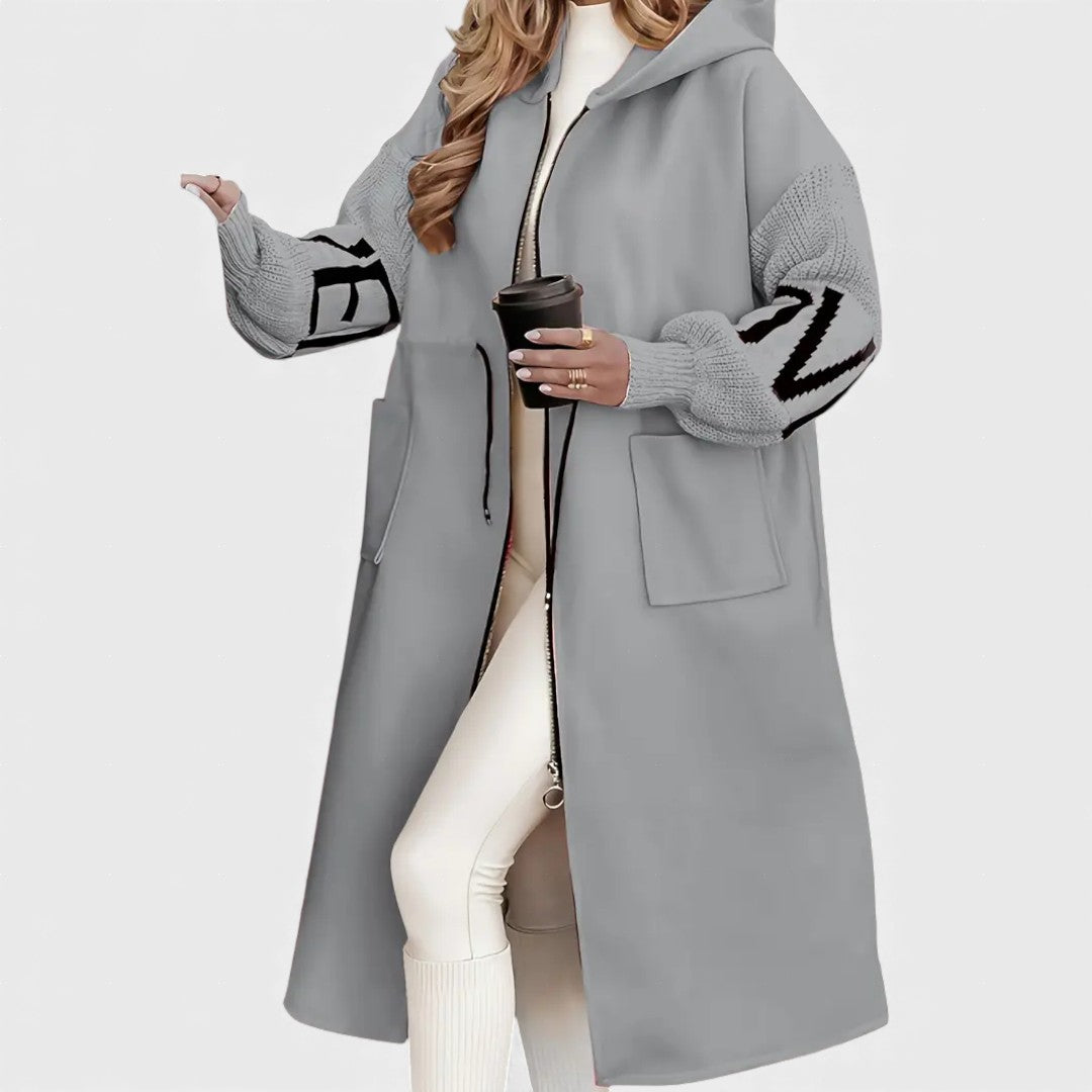 ROSA – Cárdigan elegante con capucha