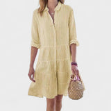 SERENA – Vestido a Rayas Aireado