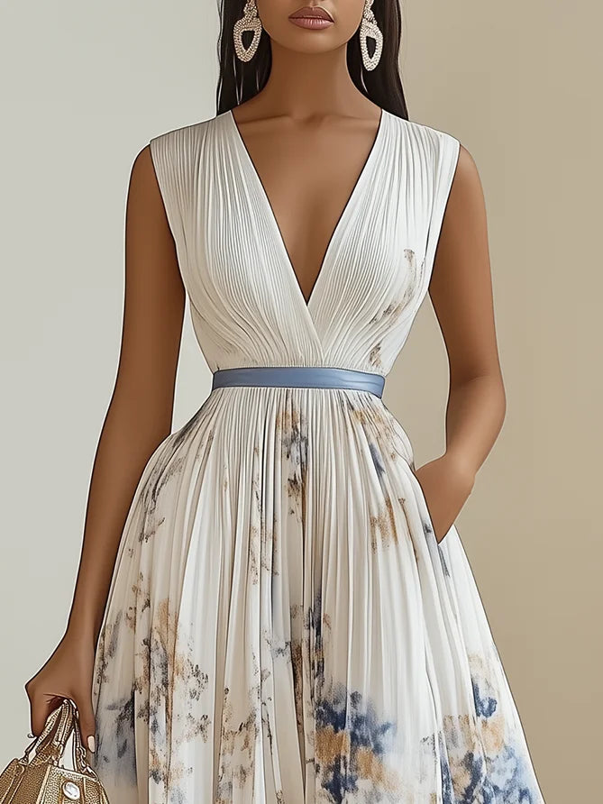 ISABEL – Vestido estampado elegante