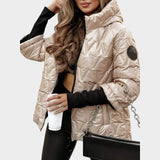 CHRISTINA – Chaqueta con capucha estilo patchwork