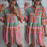 JULIANE - Vestido boho con volantes
