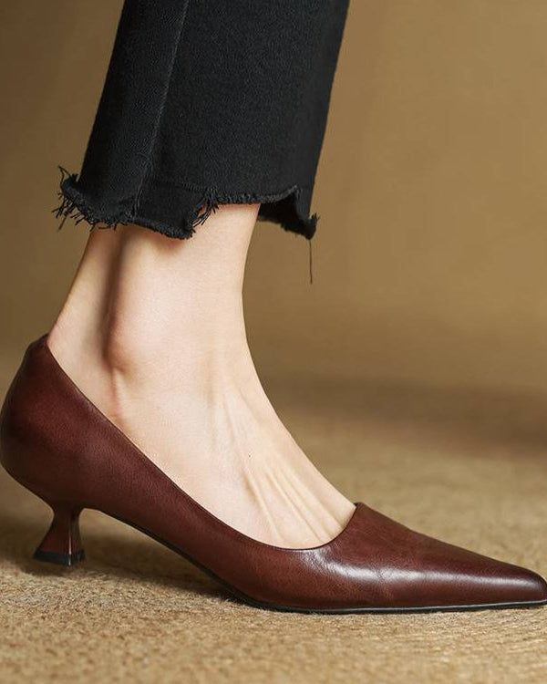 ALMA – Zapatos de tacón bajo
