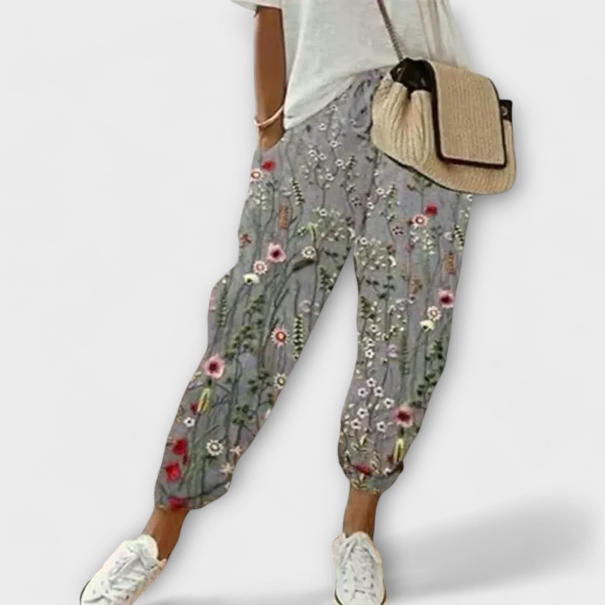 BURGA – Pantalones cómodos de algodón y lino