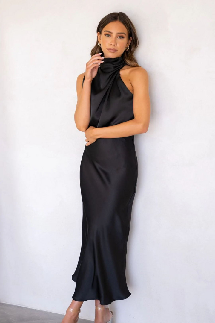 MARIANA – Vestido con escote americano