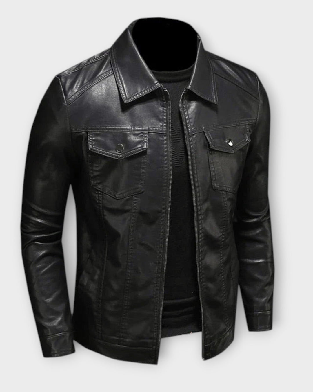 ALESSANDRO – Chaqueta de Cuero Elegante