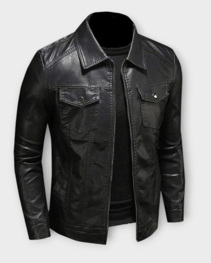 ALESSANDRO – Chaqueta de Cuero Elegante