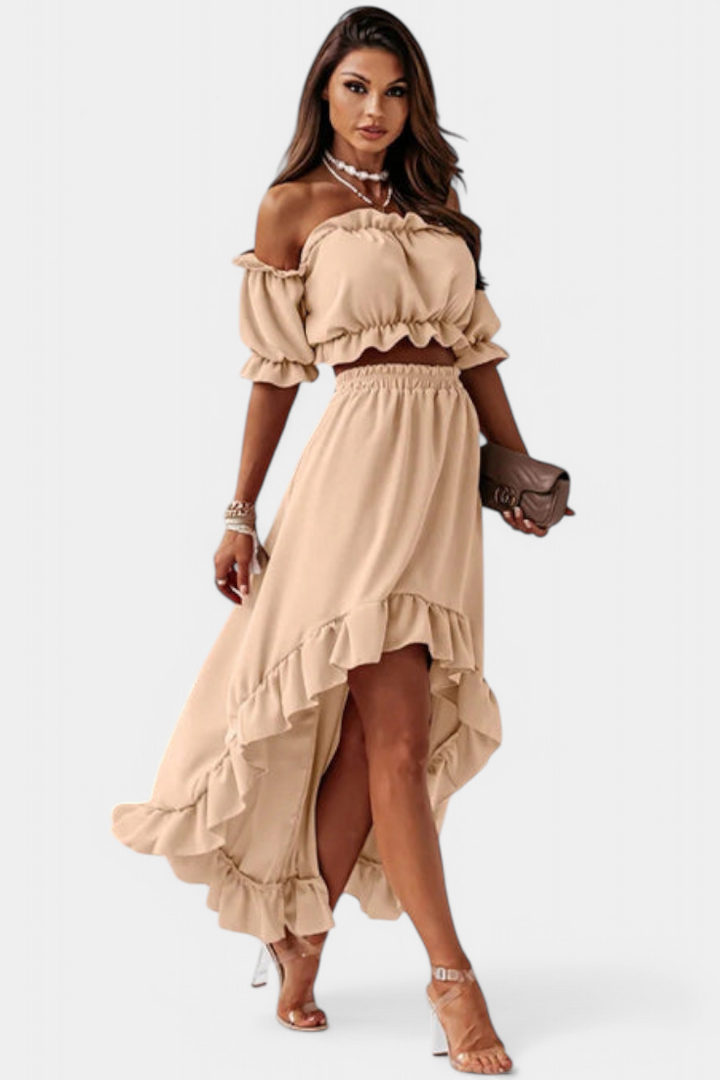 KATJA – Conjunto de 2 piezas Off-Shoulder