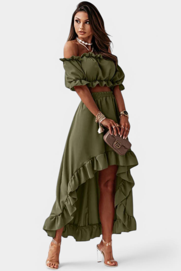 KATJA – Conjunto de 2 piezas Off-Shoulder