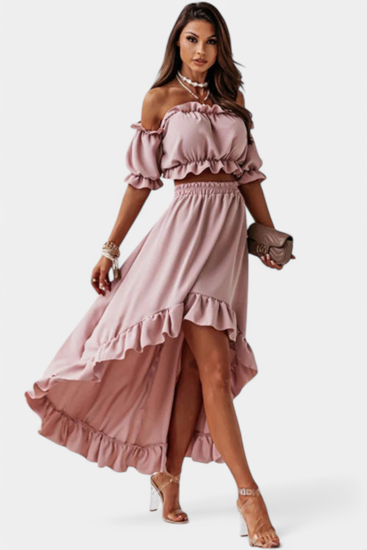 KATJA – Conjunto de 2 piezas Off-Shoulder