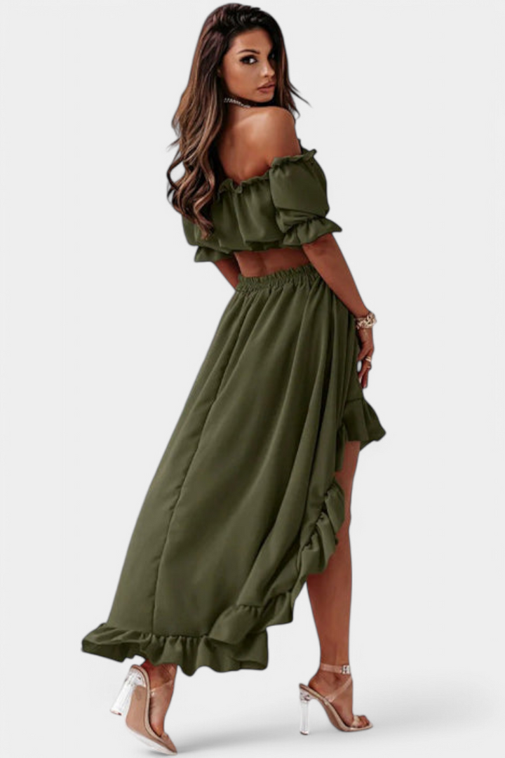 KATJA – Conjunto de 2 piezas Off-Shoulder