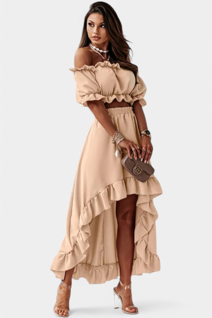 KATJA – Conjunto de 2 piezas Off-Shoulder