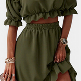 KATJA – Conjunto de 2 piezas Off-Shoulder