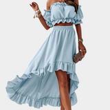 KATJA – Conjunto de 2 piezas Off-Shoulder