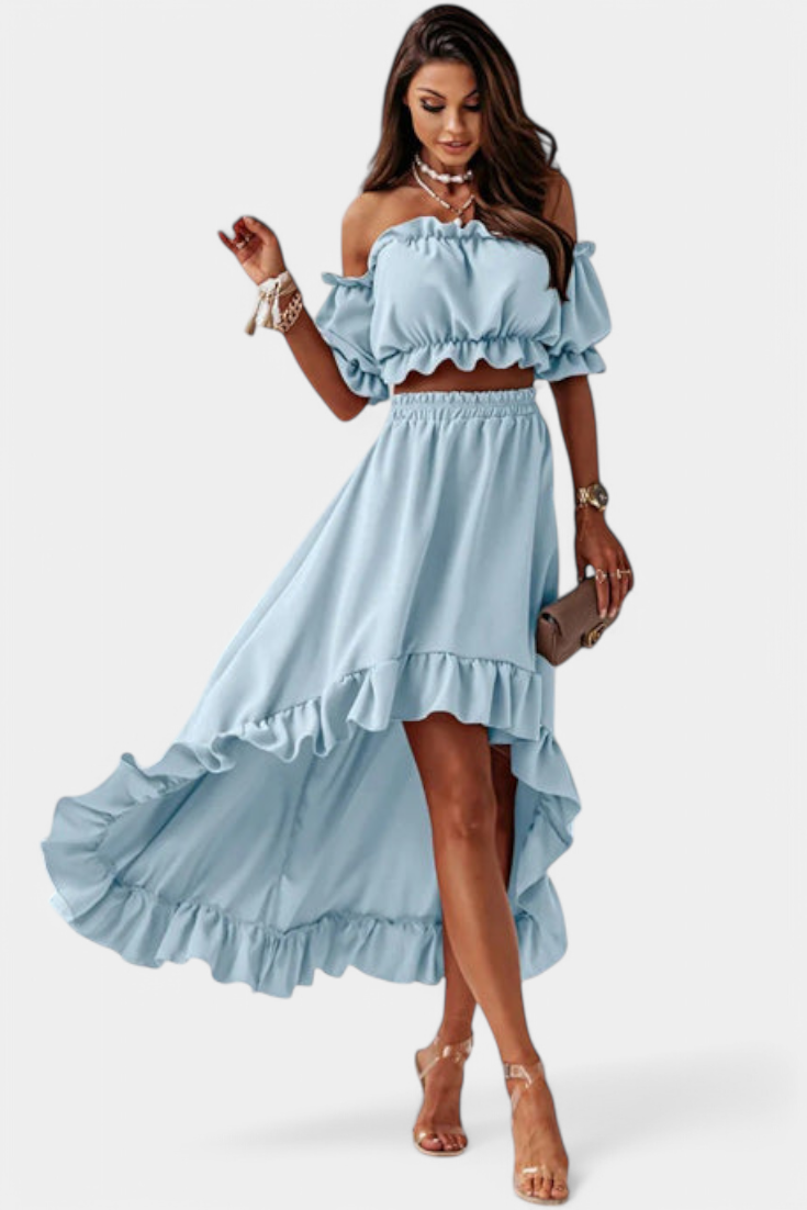 KATJA – Conjunto de 2 piezas Off-Shoulder