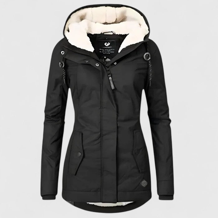 SERAVIA – Chaqueta de invierno impermeable con capucha