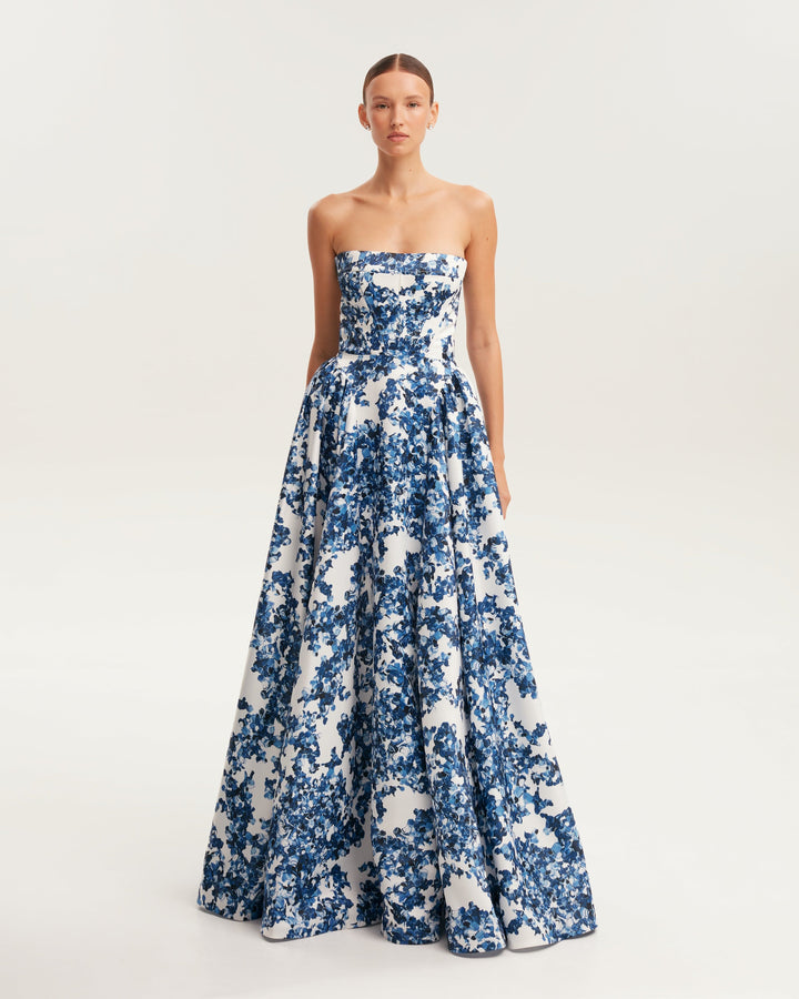 AZALEA – Vestido largo estampado