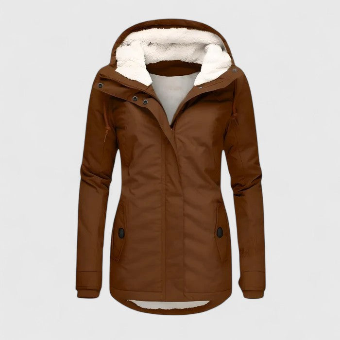 SERAVIA – Chaqueta de invierno impermeable con capucha