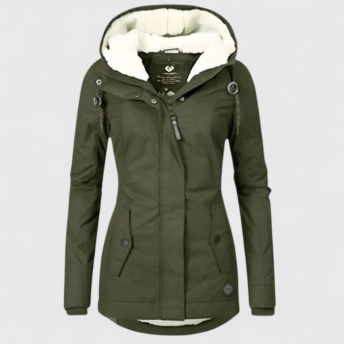 SERAVIA – Chaqueta de invierno impermeable con capucha