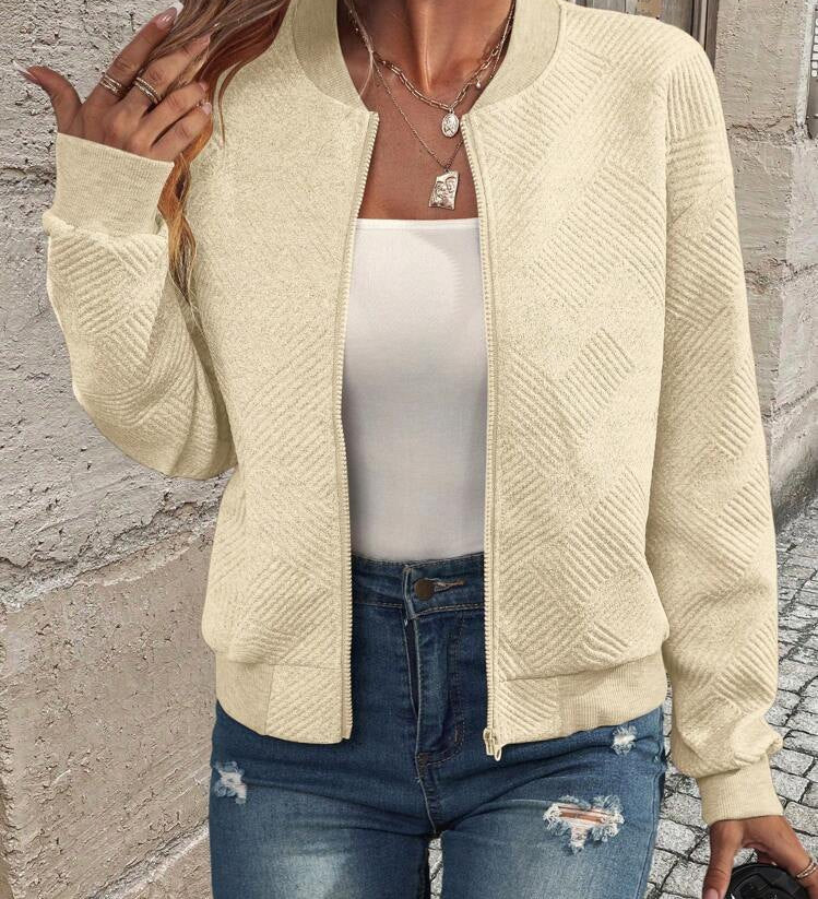 DORA – Chaqueta bomber estructurada con cierre