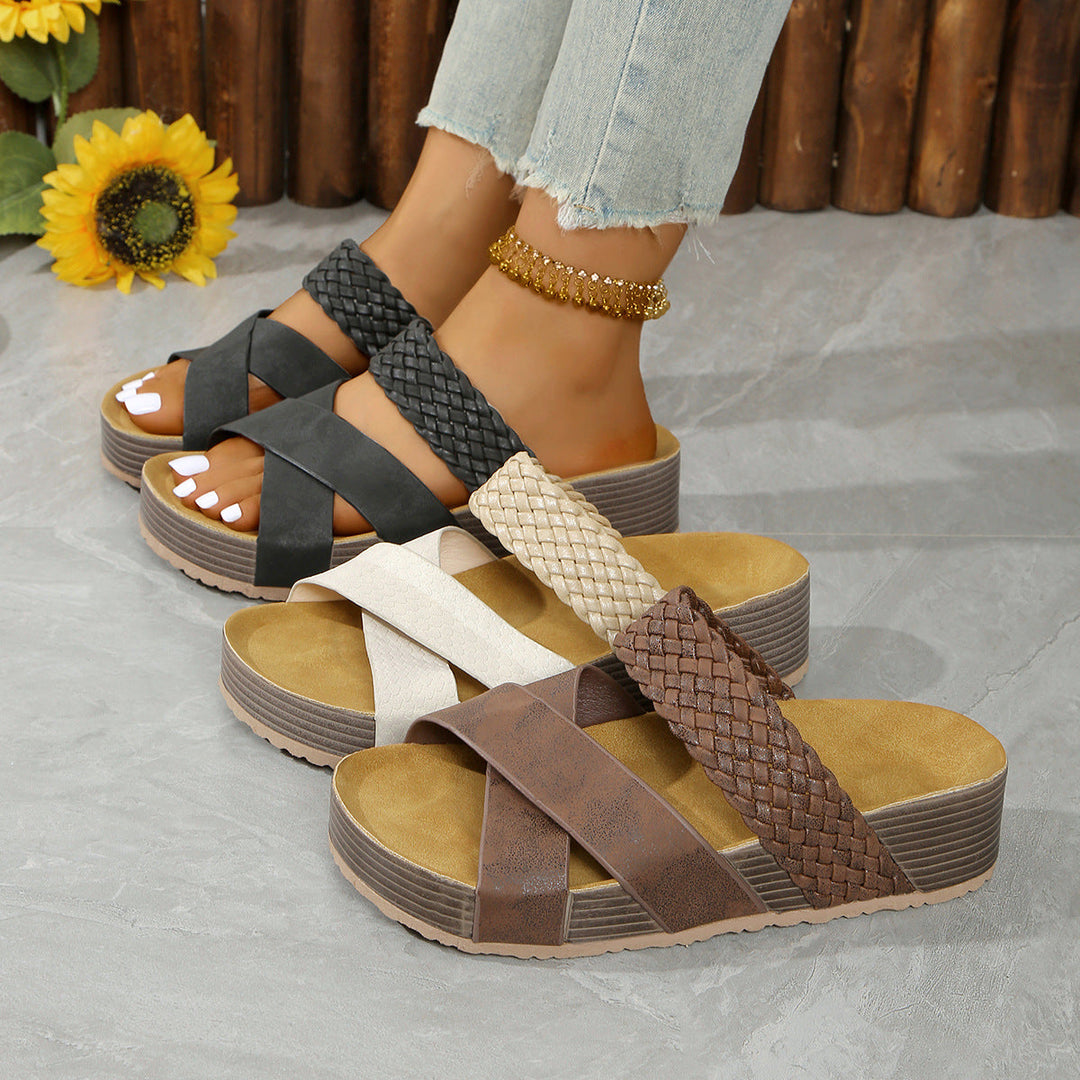 MIEL – Sandalias con plataforma