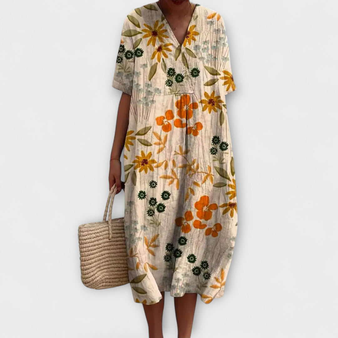 RENATA – Vestido de verano colorido