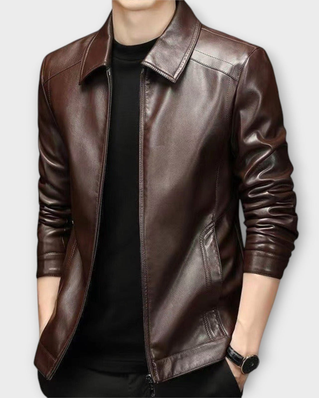 NICO – Chaqueta informal de cuero