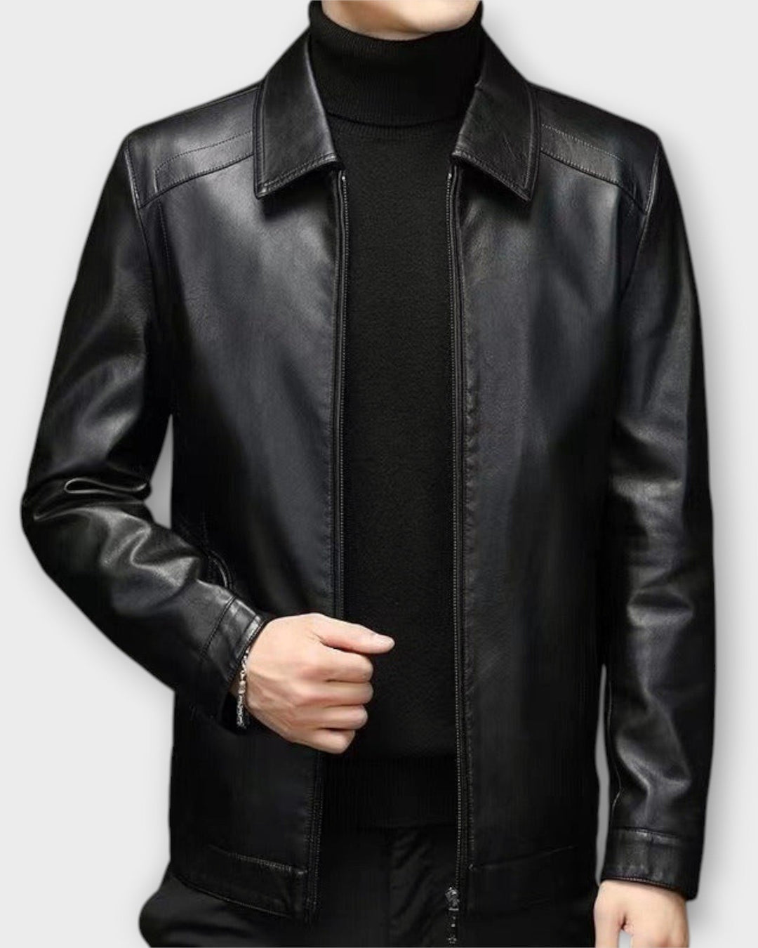 NICO – Chaqueta informal de cuero
