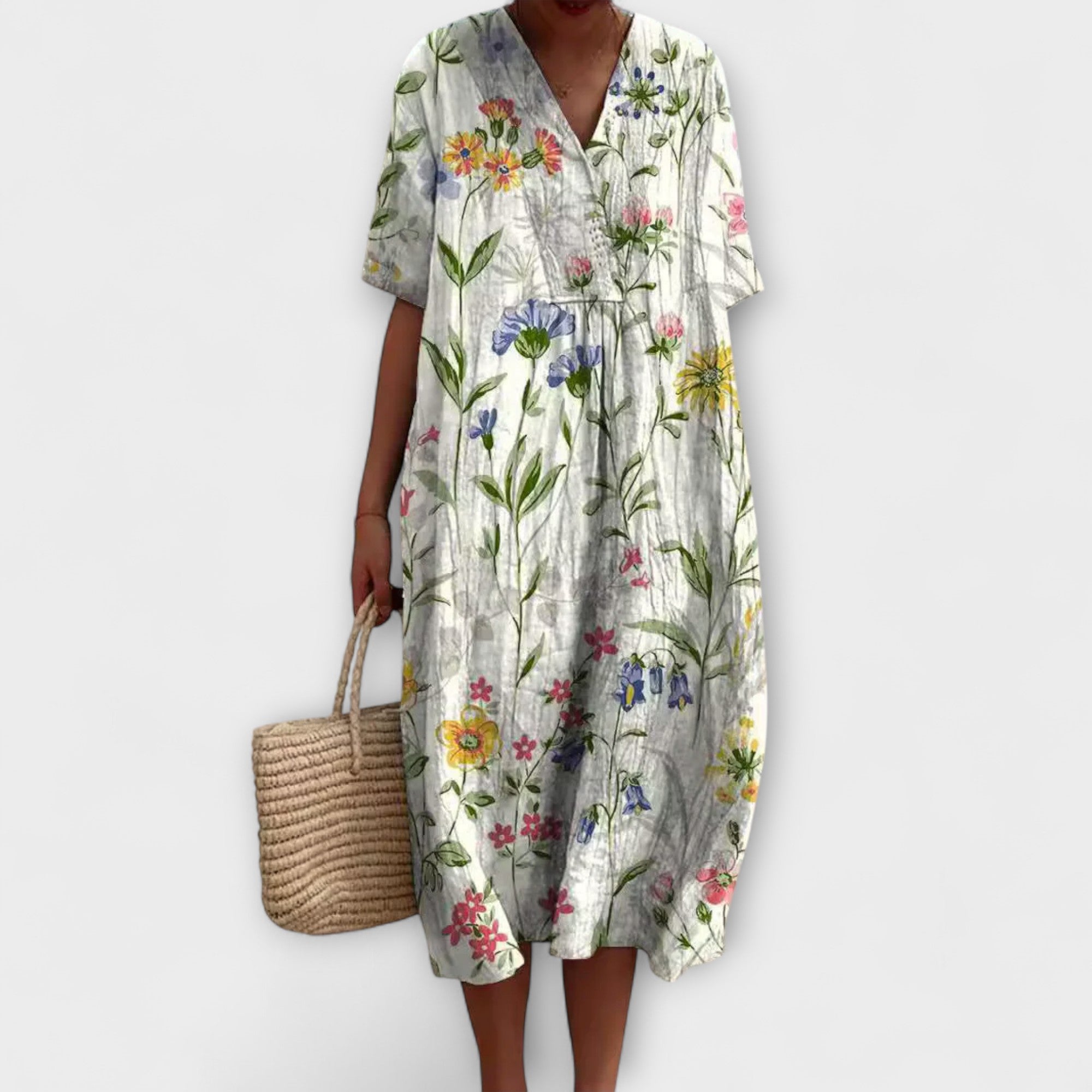 RENATA – Vestido de verano colorido