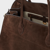 AISHA – Bolso de ante marrón