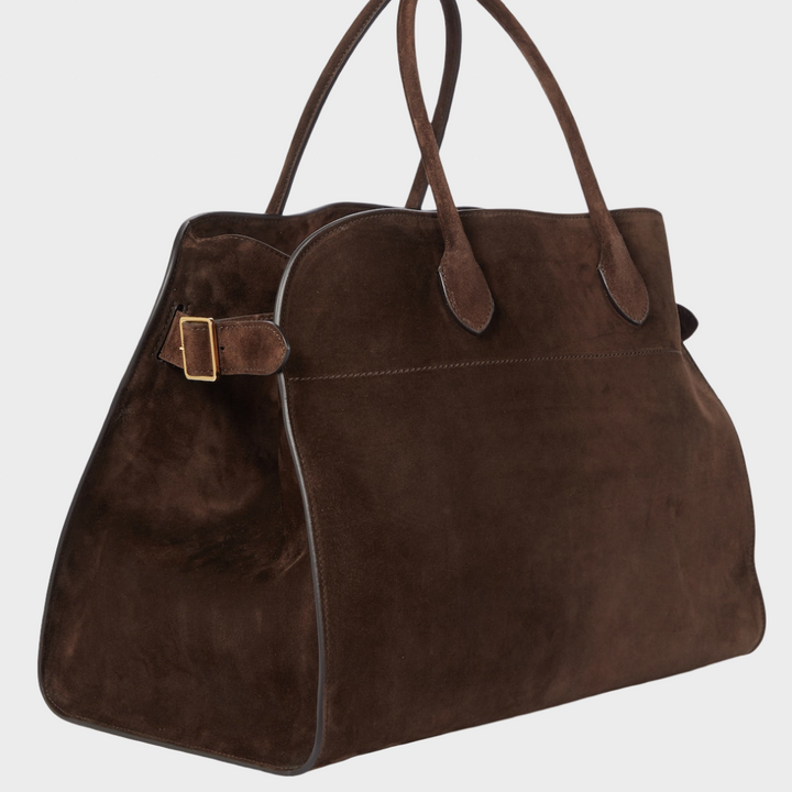 AISHA – Bolso de ante marrón