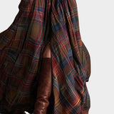 BEATRIZ – Vestido largo de cuadros