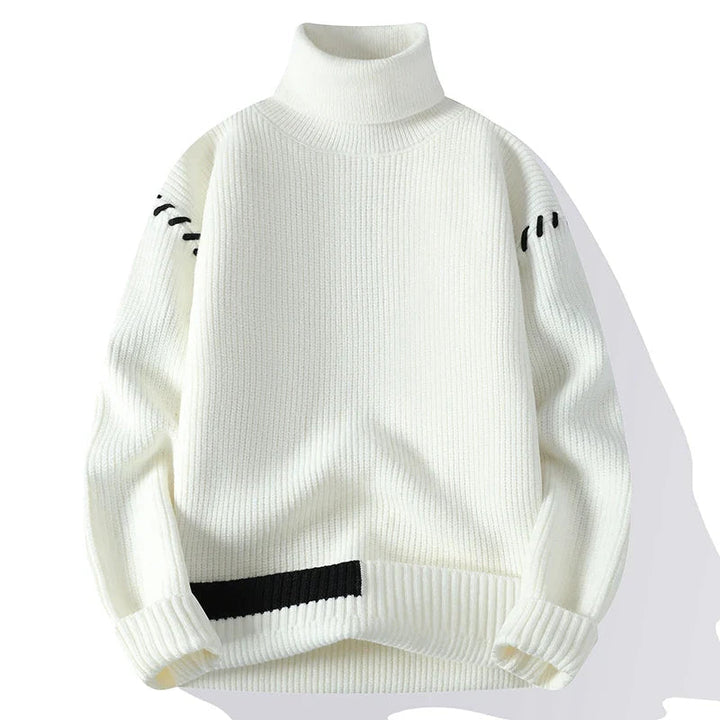 CJ – Chaleco patchwork de cuello alto