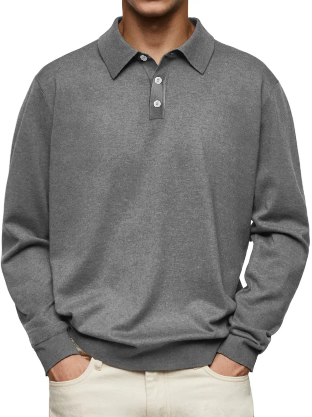 ENZO – Polo informal de manga larga