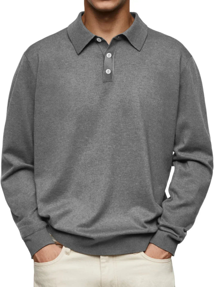ENZO – Polo informal de manga larga