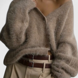 DANIELA – Cardigan de Cachemira Suave