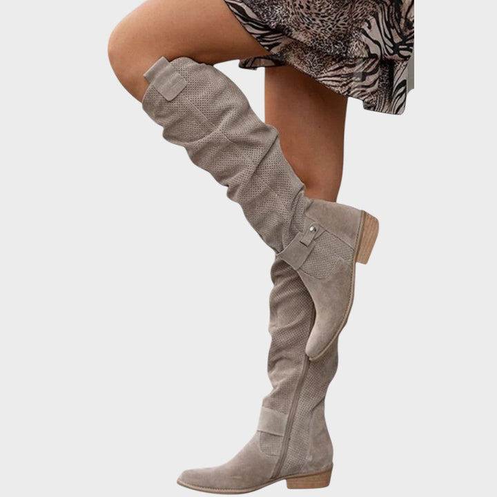 SIENA – Botas de Caña Alta de Ante