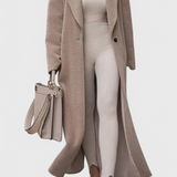 CHLOE – Abrigo Estructurado Elegante de Largo Completo