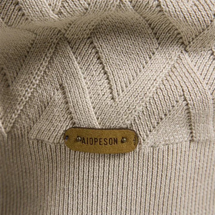 LEONE – Suéter para hombre con diseño de rombos