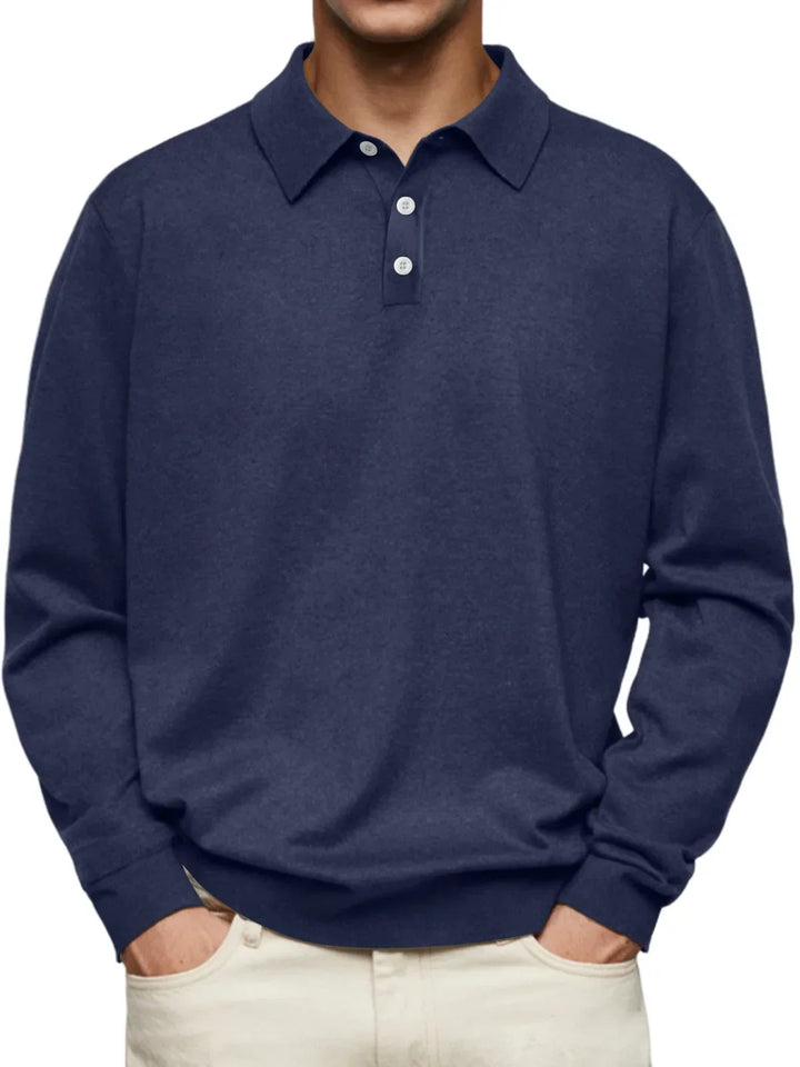 ENZO – Polo informal de manga larga