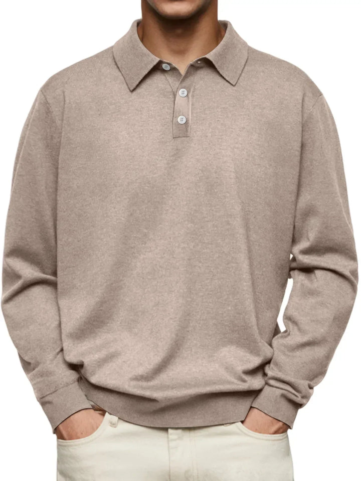 ENZO – Polo informal de manga larga