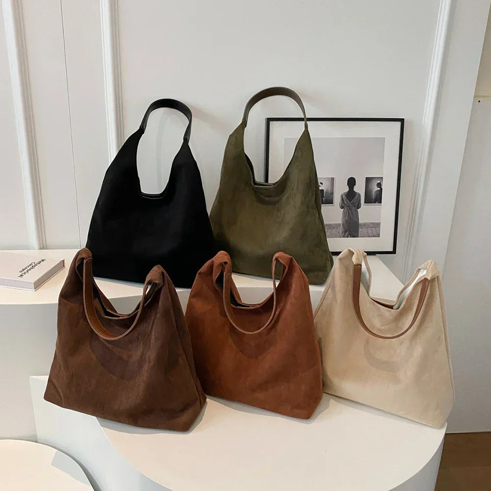 LOLA – Bolso de ante con asa