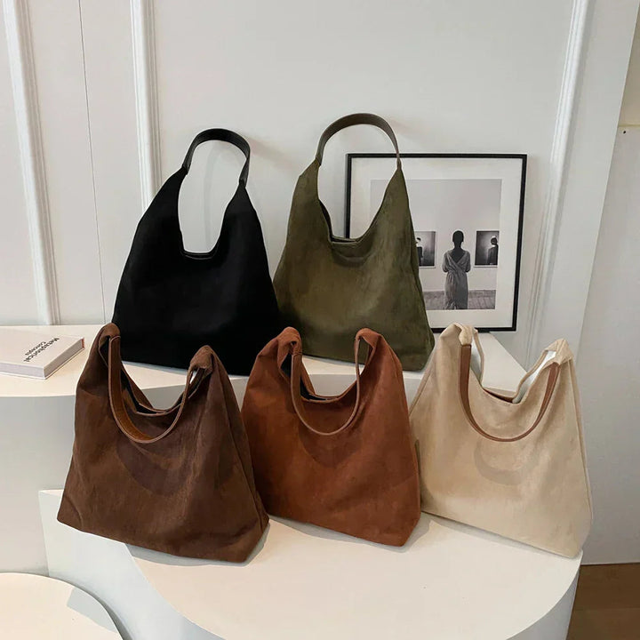 LOLA – Bolso de ante con asa