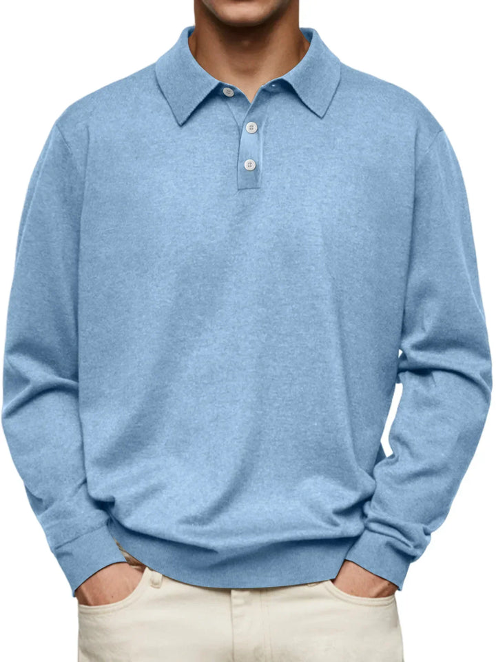 ENZO – Polo informal de manga larga